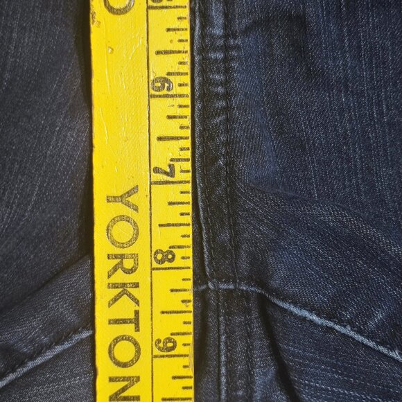 Parasuco jeans straight leg classic women's size 30 ink blue stretch - Picture 10 of 11